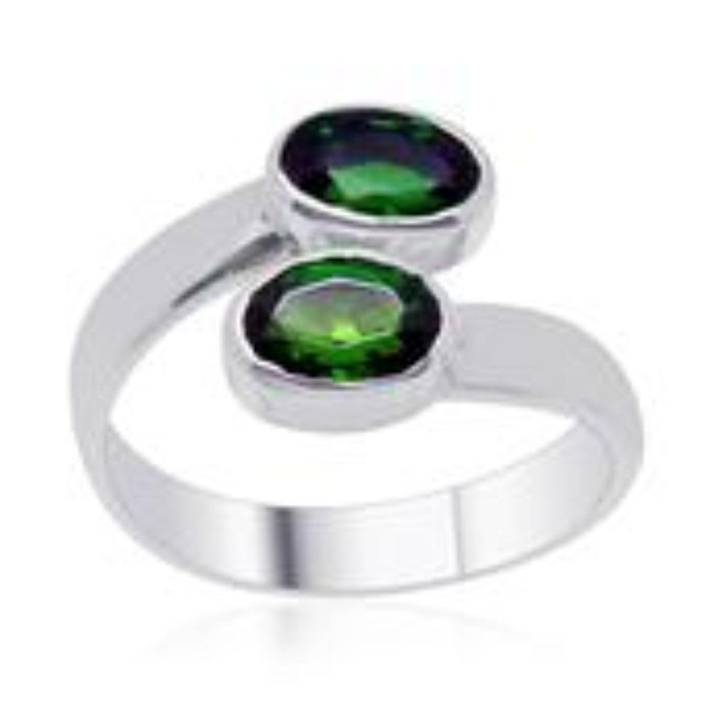 Royal Bali Collection Russian Diopside (Ovl) Ring